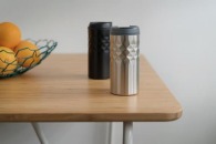 Stainless steel mug 30cl with lid