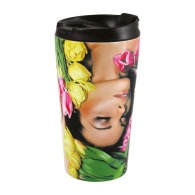 Insulating mug with four-colour printing