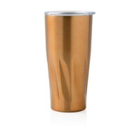 Copper-coloured isothermal mug