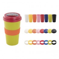 Customizable thermos mug creacup (Thermos+lid+grip)