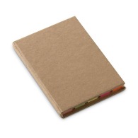 Recycled paper multi-pad with classic, repositionable pad and bookmarks