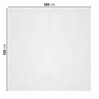 White paper tablecloth 120x120cm