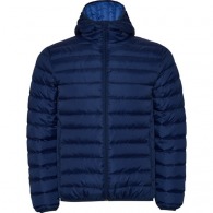 Norway - men's quilted jacket with feather padding, fixed adjustable hood picture