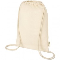 Orissa 100 gsm GOTS Organic cotton backpack with drawstring