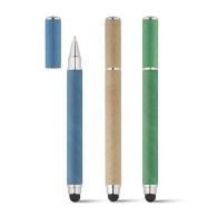 Ecological craft ballpoint pen with touch point