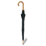 Automatic nylon umbrella with wooden handle picture