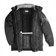 Vuarnet quilted parka with lined hood