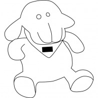 Sheep plush picture