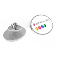 Metal oval pin