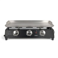 Gas griddle in stainless steel