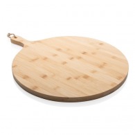 Round bamboo serving board
