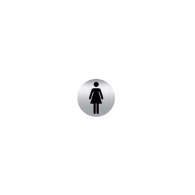 Picto Alu Round 80 mm Toilet Plate WOMEN (Palu 5)