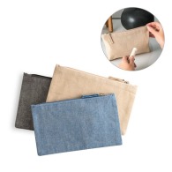Recycled cotton pouch