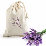 Cotton pouch with lavender