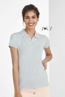 Women's polo shirt white 180 g sol's - perfect women