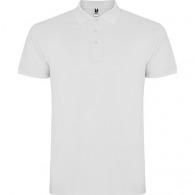 Men's short-sleeved polo STAR (White, Children's sizes)