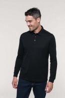 Men's long sleeve jersey polo shirt - Kariban