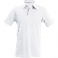 Children's short sleeve polo shirt - White