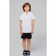 Children's short sleeve sports polo shirt - proact