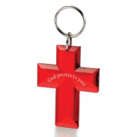 Crucifix key ring