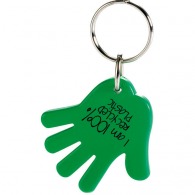 Recycled hand key ring