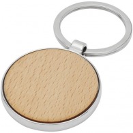 Moreno round key ring in beech wood