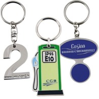 Zamac email eco key ring, 30 mm