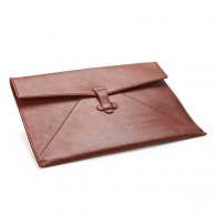 Sandringham leather envelope-style document holder or tablet