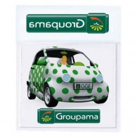Adhesive insurance sticker holder picture