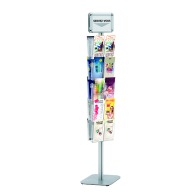 Cristal Brochure Display 20 x 1/3A4 + 2 x A5 Frames