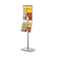 Cadro-Clic Message Holder Display A4 + 2 shelves