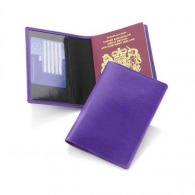 Coloured leatherette passport cover