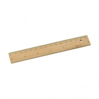 Bamboo ruler 15cm