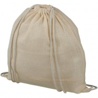 Cotton mesh backpack