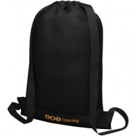 Mesh backpack with drawstring