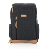 Recycled canvas computer backpack picture