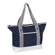 Beach bag with zipper