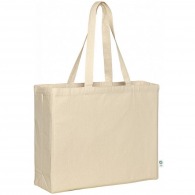 Organic cotton bag 220g with gusset borneo