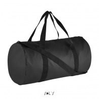 Coated canvas duffel bag - COBALT