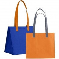 Shopping bag with large gusset 34x30cm non-woven fabric