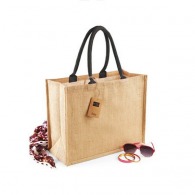 Classic jute shopping bag