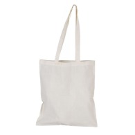 Longish cotton shopping bag picture