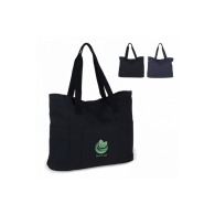 Recycled canvas shopping bag 43x14x33