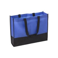 Two-tone non-woven shopping bag