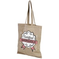 Shopping bag in recycled cotton 150 gsm