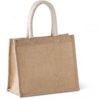 Hessian tote bag - medium - kimood