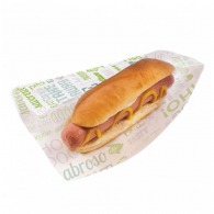 Open hot dog bag 9x22cm (one mile)