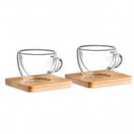 Set of 2 double wall cups