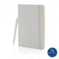 A5 soft cover notebook and X3 antimicrobial pen set