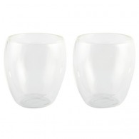 Set of 2 double-walled glasses 10cl